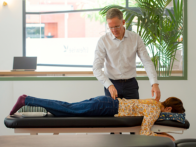 Book a network spinal consultation at the Lifewise chiropractic practice in Adelaide